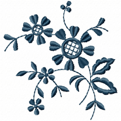 Flowers And Tree Embroidery Design 12 Flowers And Tree Embroidery Design 12